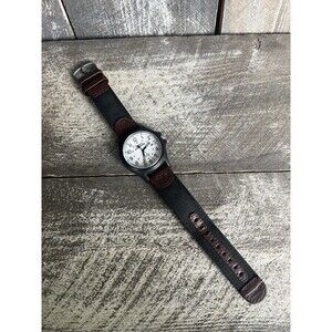 Timex Mens Expedition Acadia Watch 40mm Water Resistant ⌚️ Genuine leather